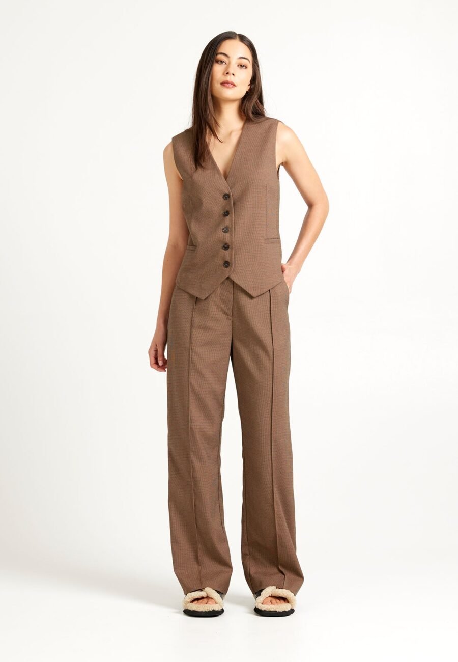 Wood Pants | Mini Houndstooth