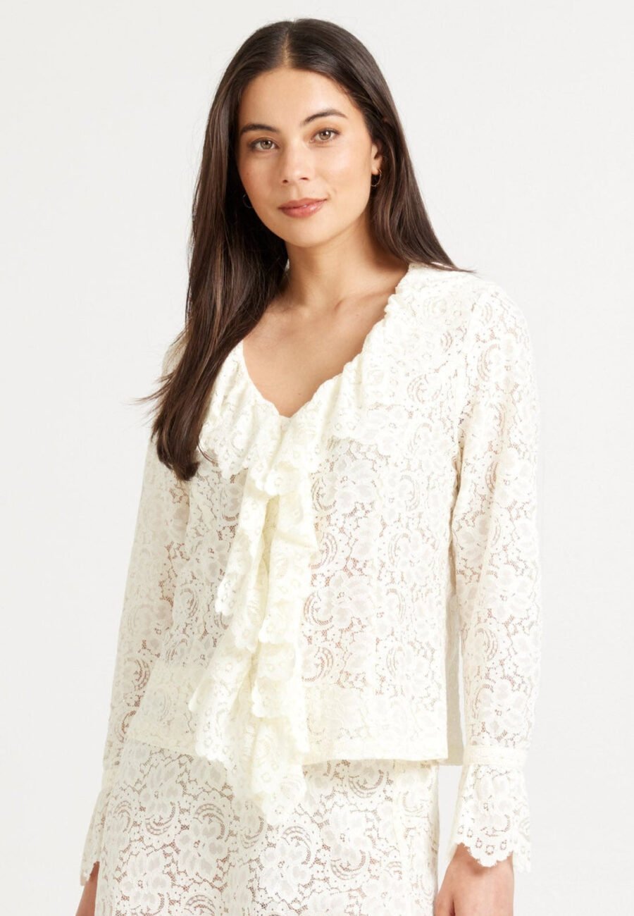 Bonnie Top | Chantilly White