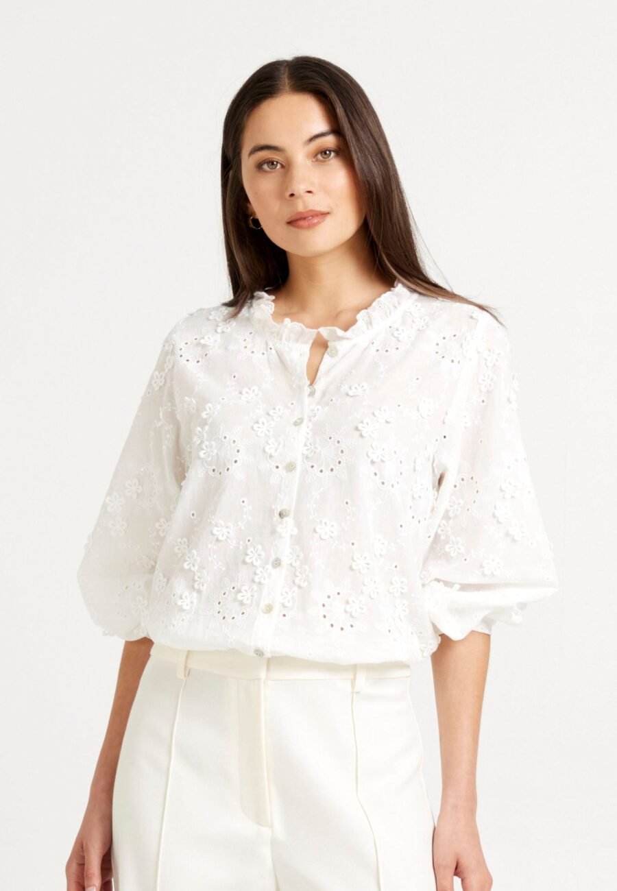 Dakota Top | 3D White