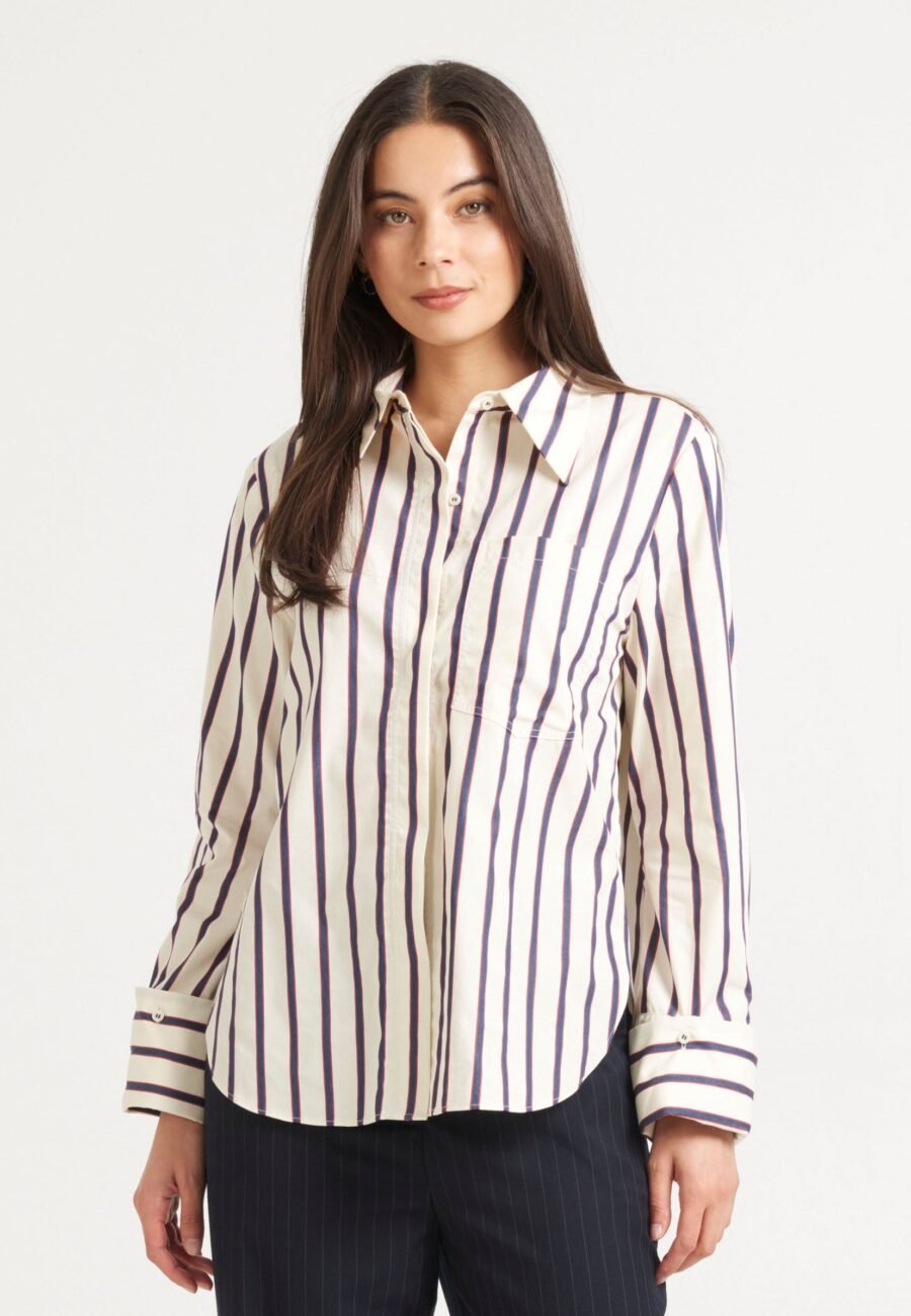 Reed Shirt | Denim Stripe