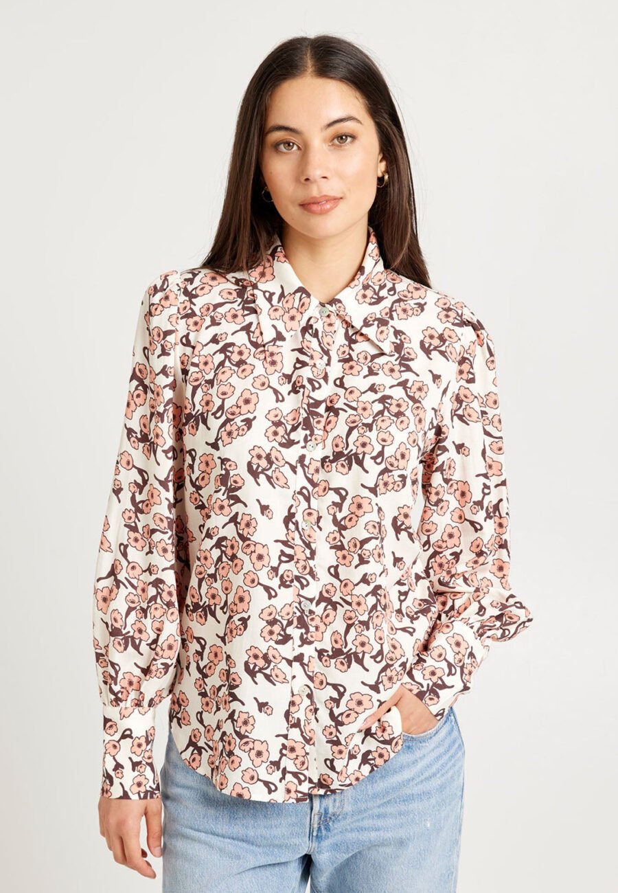 Casino Top | Blossom Print